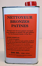 Nettoyeur bronzes patinés